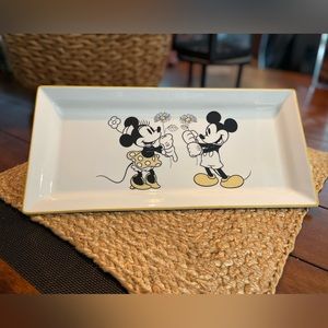 Mickey and Minnie Ceramic Platter